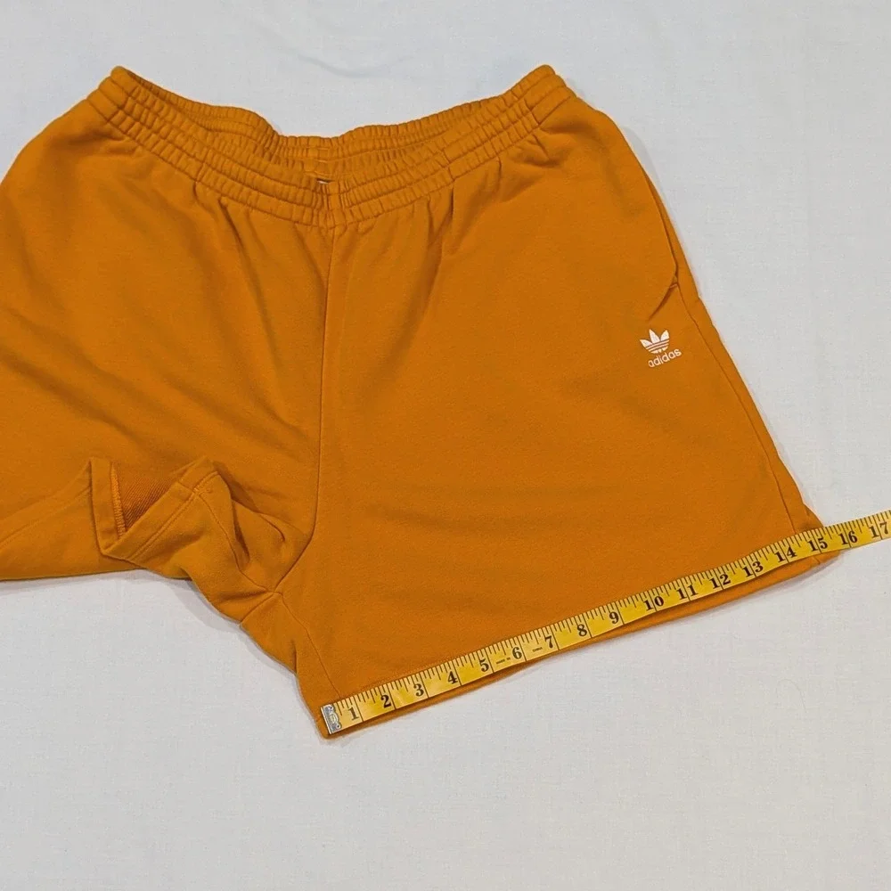 Adidas Originals Trefoil French Terry Shorts Orange Men's XL
